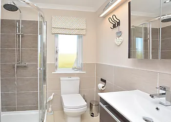 Master bedrooms stylish en-suite shower room