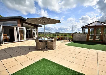 Sunny spacious veranda 
