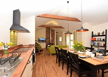 Open plan living - Kitchen, dining and lounge area