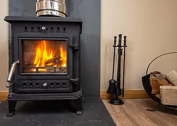 Relax after a long day in front of the wood burner