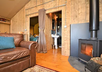 Snuggle down in front of the woodburner