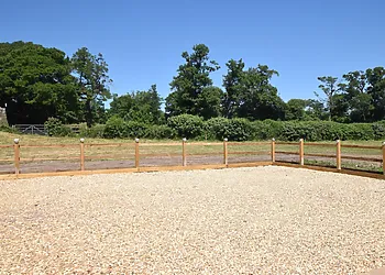 Parking area for the property