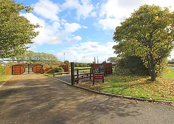 Private driveway entrance