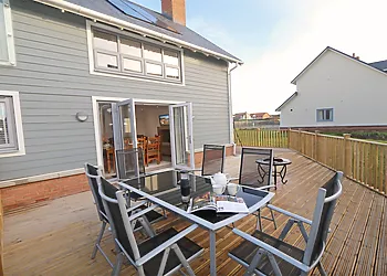 View of the house from the patio