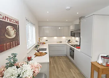 Prepare a meal in the well equipped kitchen