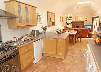 View of the open plan living space