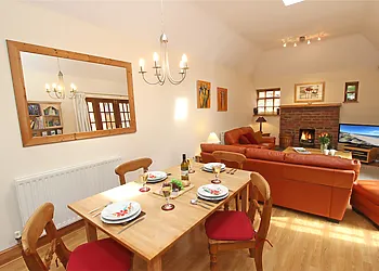 View of the open-plan lounge/diner