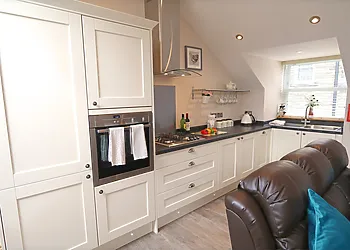 Prepare a meal in the well equipped kitchen