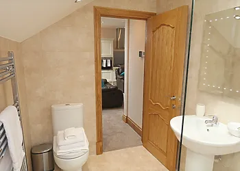 Fresh and clean shower room