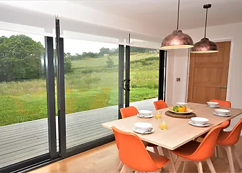Spacious dining area