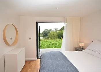 Every room has views to the lake and surrounding countryside