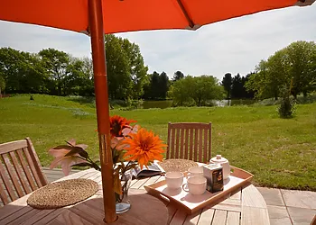 A relaxing afternoon tea