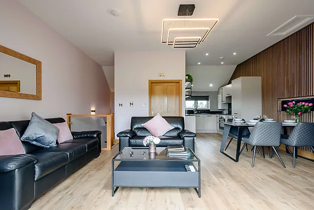 This hot tub lodge in Castle Douglas puts King Street's cafes within a short walk