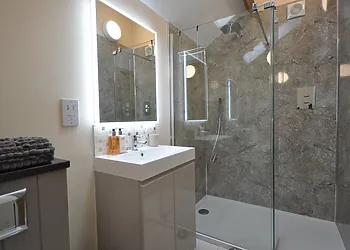 Stylish ground floor shower room
