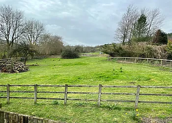 Fully enclosed dog exercise field