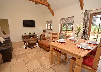 Plenty of room to sit around the table