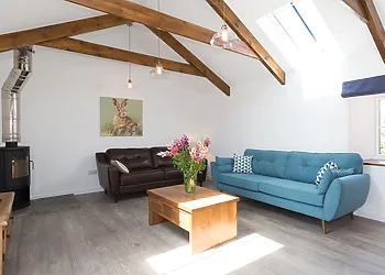 Enjoy family time in this living room