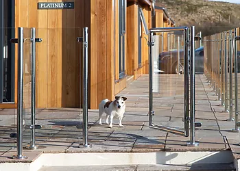 Fully enclosed patio for four legged friends