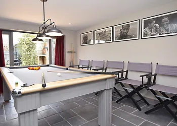 Challenge the family to a game of pool