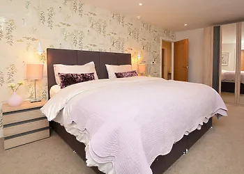 Pretty fabrics and stylish wallpaper