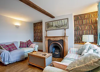 The perfect space to unwind in the library snug