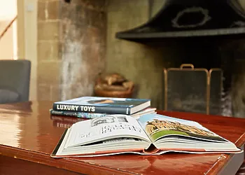 Light the fire and enjoy a good book