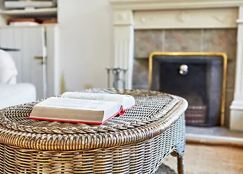 Relax with a good book infront of the fire