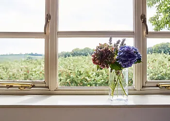 Far reaching views across the estate