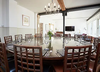 The perfect setting for a celebration dinner