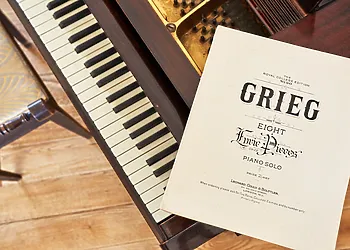 A grand piano for the musicians amongst you