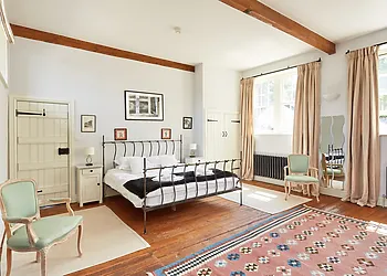 Enjoy a peaceful nights sleep in this stylish bedroom