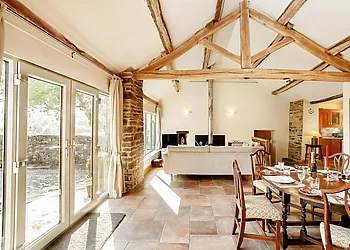 Big picture windows enhance the living space