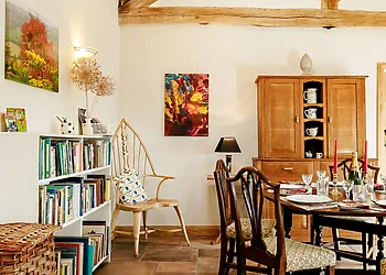 After dinner, why not choose a book from the library?