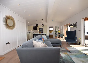 The spacious fantastic open plan living area