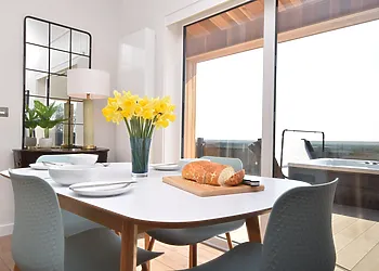 Enjoy dining in and admire the stunning views over the Firth of Forth