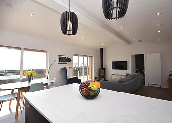 Stylish open-plan living area