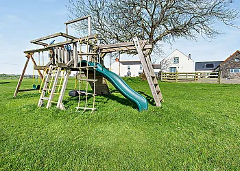 Shared lawn and play area