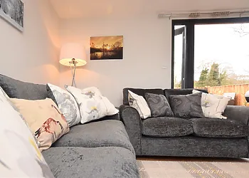 Sink into the comfortable sofa seating