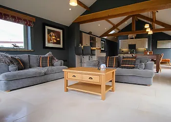 Open plan living space 