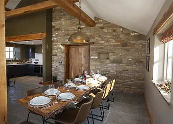 Hand crafted oak  dining table 