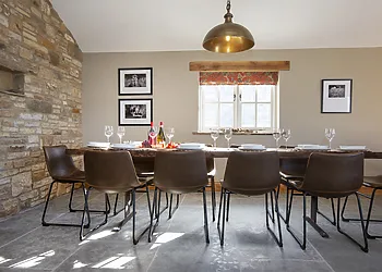 Seating for all around the hand crafted oak dining table