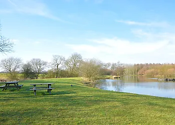 Take a picnic by the private lake