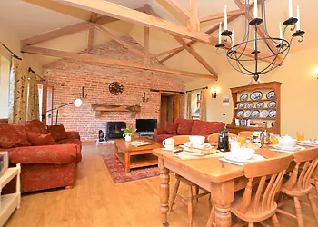 Gorgeous wide open barn space with character