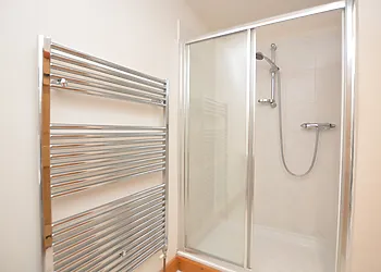 Two bathrooms to choose from