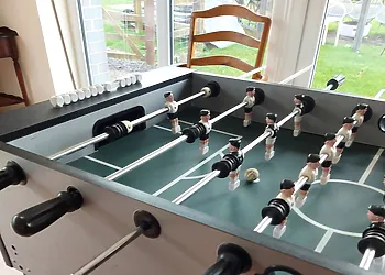 Enjoy a family game of table football