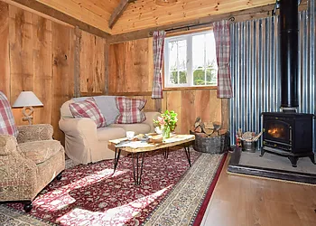 Enjoy the warmth from the woodburner