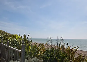Direct access to the beach from the end of the garden