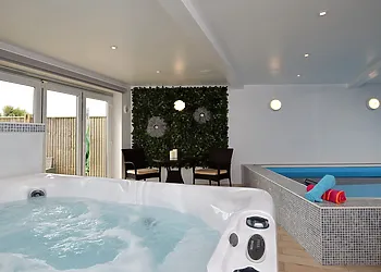 Relax around the fabulous indoor pool and hot tub