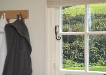 Fluffy robes and lovely views as standard