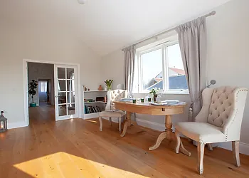 Dining area for two